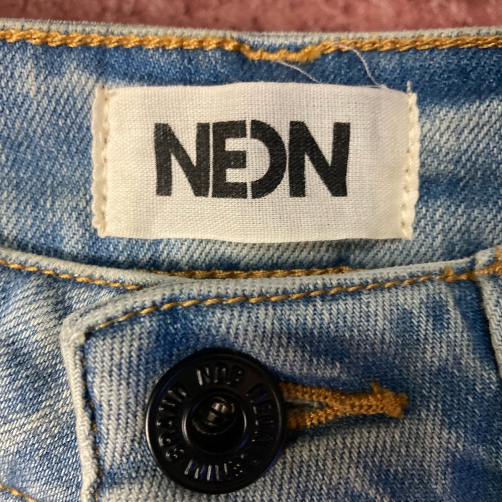NEON JEANS| High rise Slim flare | size 27 - Picture 2 of 6